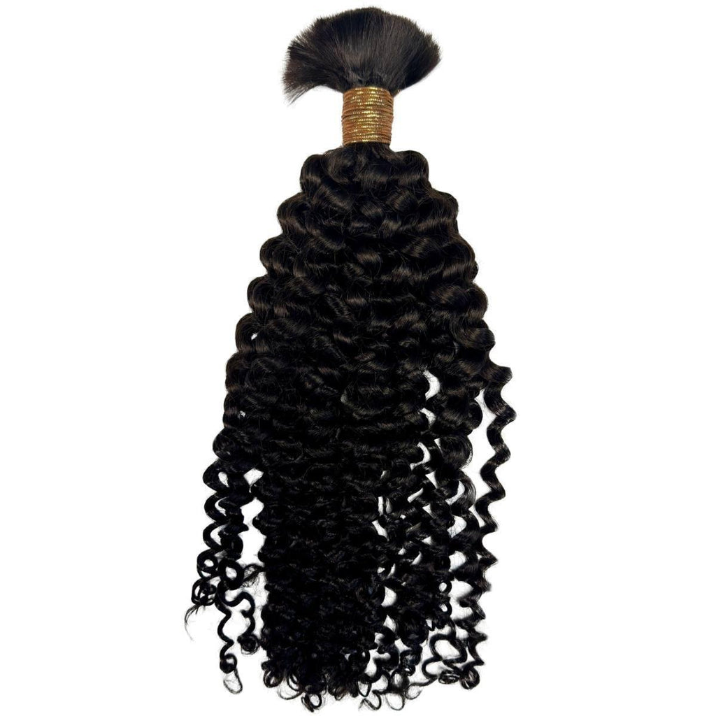Kinky Curly Bulk 100% Human Braiding Hair - Private Label