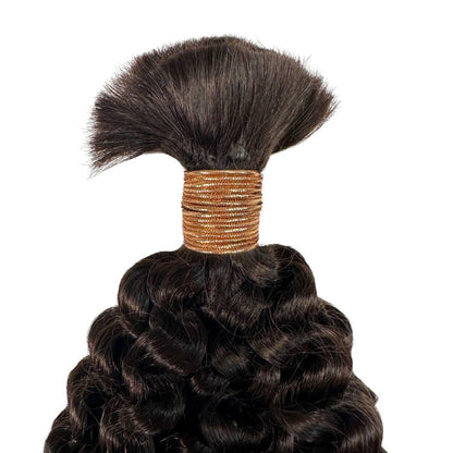 kinky curly bulk hair extensions