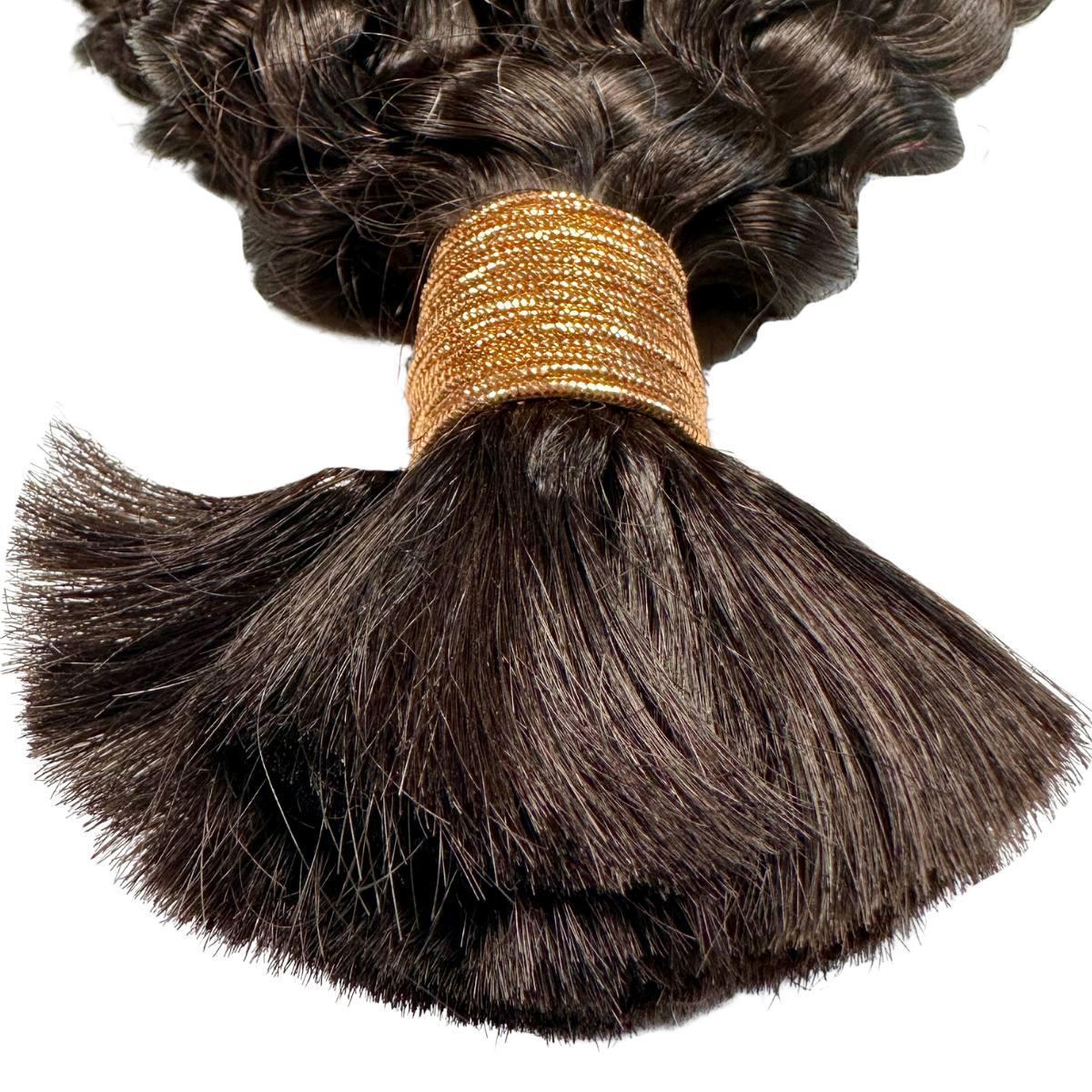 Kinky Curly Bulk 100% Human Braiding Hair - Private Label