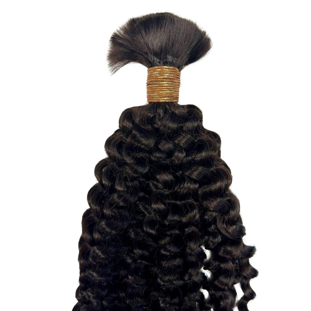Kinky Curly Bulk 100% Human Braiding Hair - Private Label