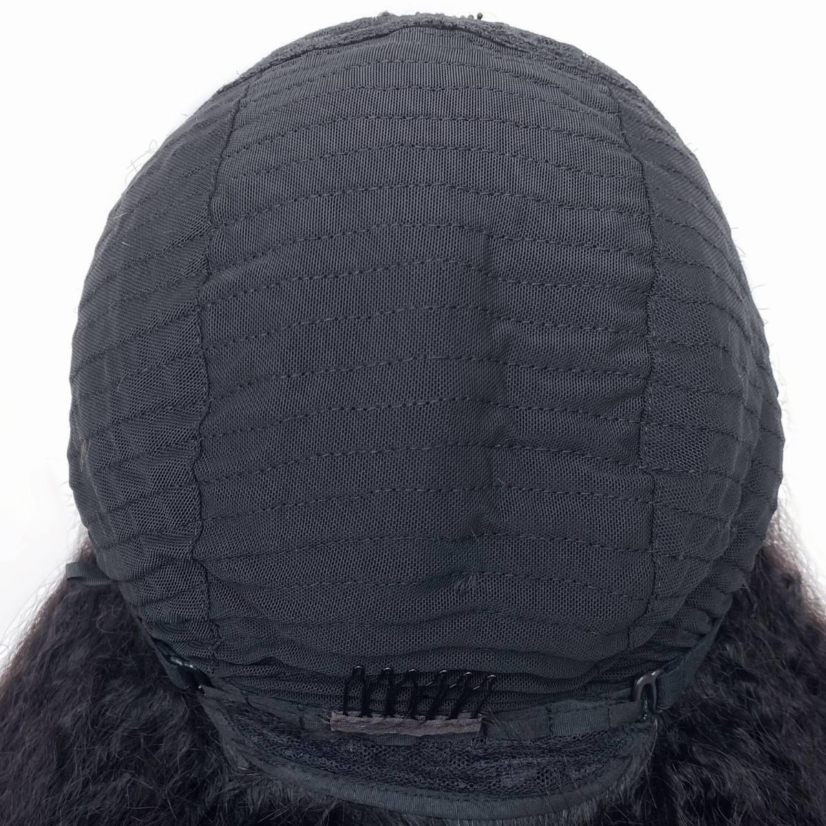 Kinky Straight V Part 100% Human Hair Wig - Private Label