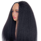 Kinky Straight V Part 100% Human Hair Wig - Private Label