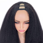 Kinky Straight V Part 100% Human Hair Wig - Private Label