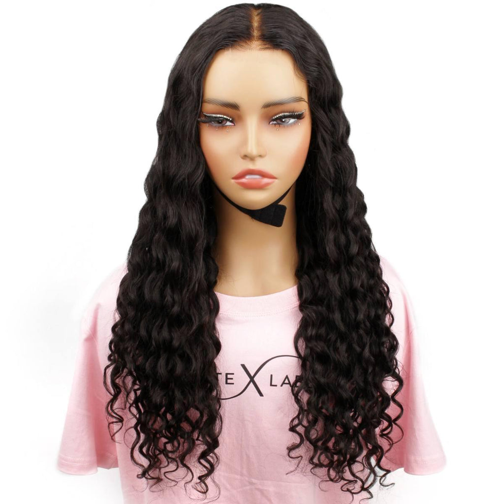 Latin Wave 2x6 HD Lace Closure 100% Human Hair Glueless Wig - Private Label