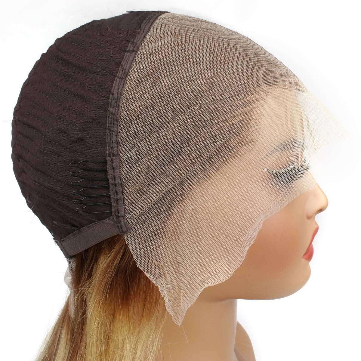 Light Highlight Straight 13x4 Transparent Lace Front 100% Human Hair Bob Wig - Private Label