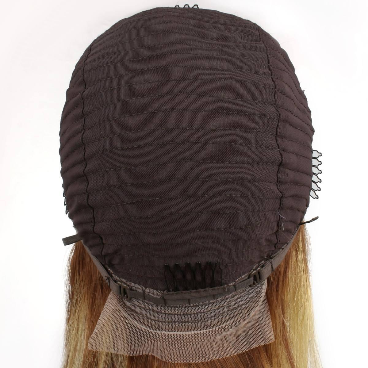 Light Highlight Straight 13x4 Transparent Lace Front 100% Human Hair Bob Wig - Private Label