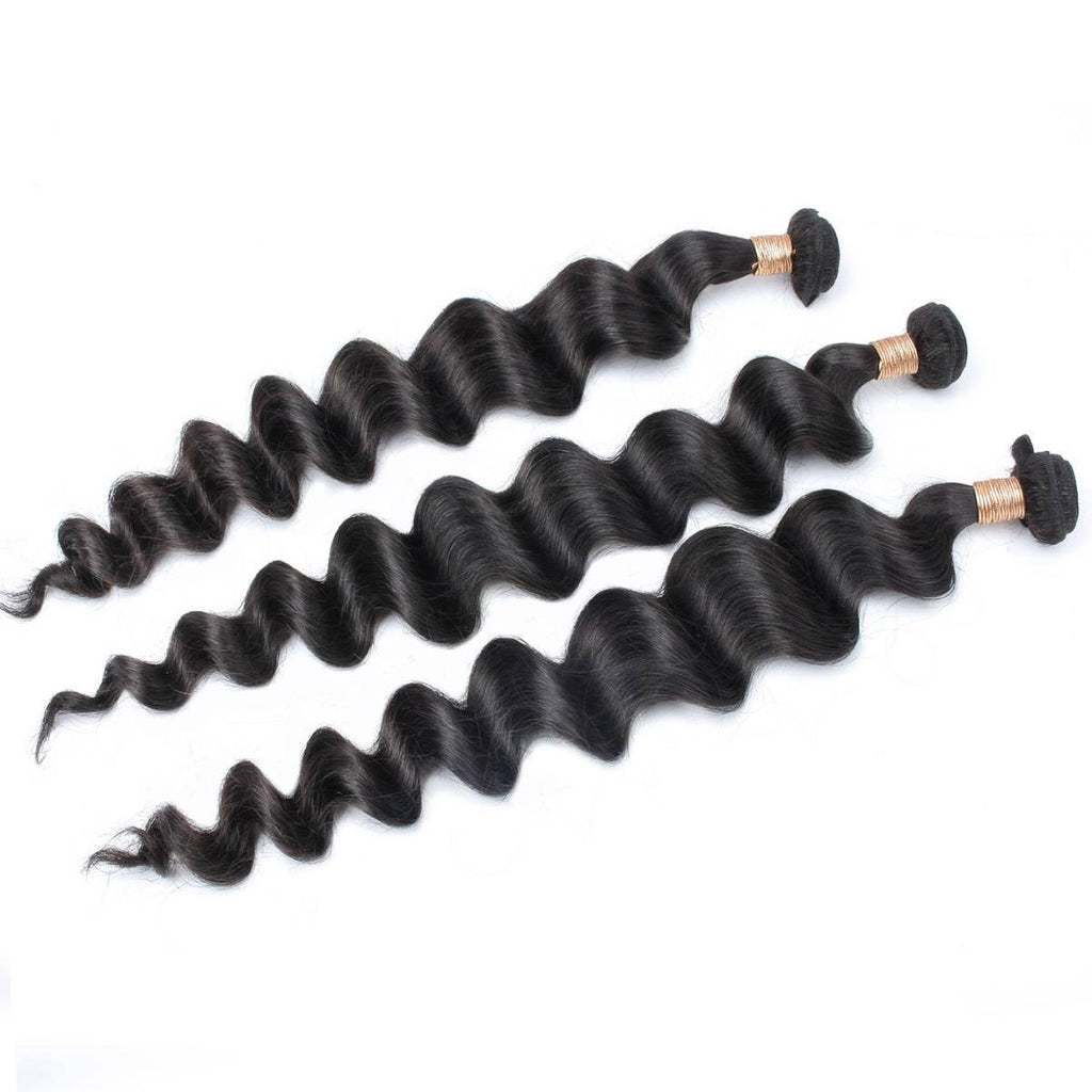 Loose Wave 100% Human Hair Bundle Deals - Private Label