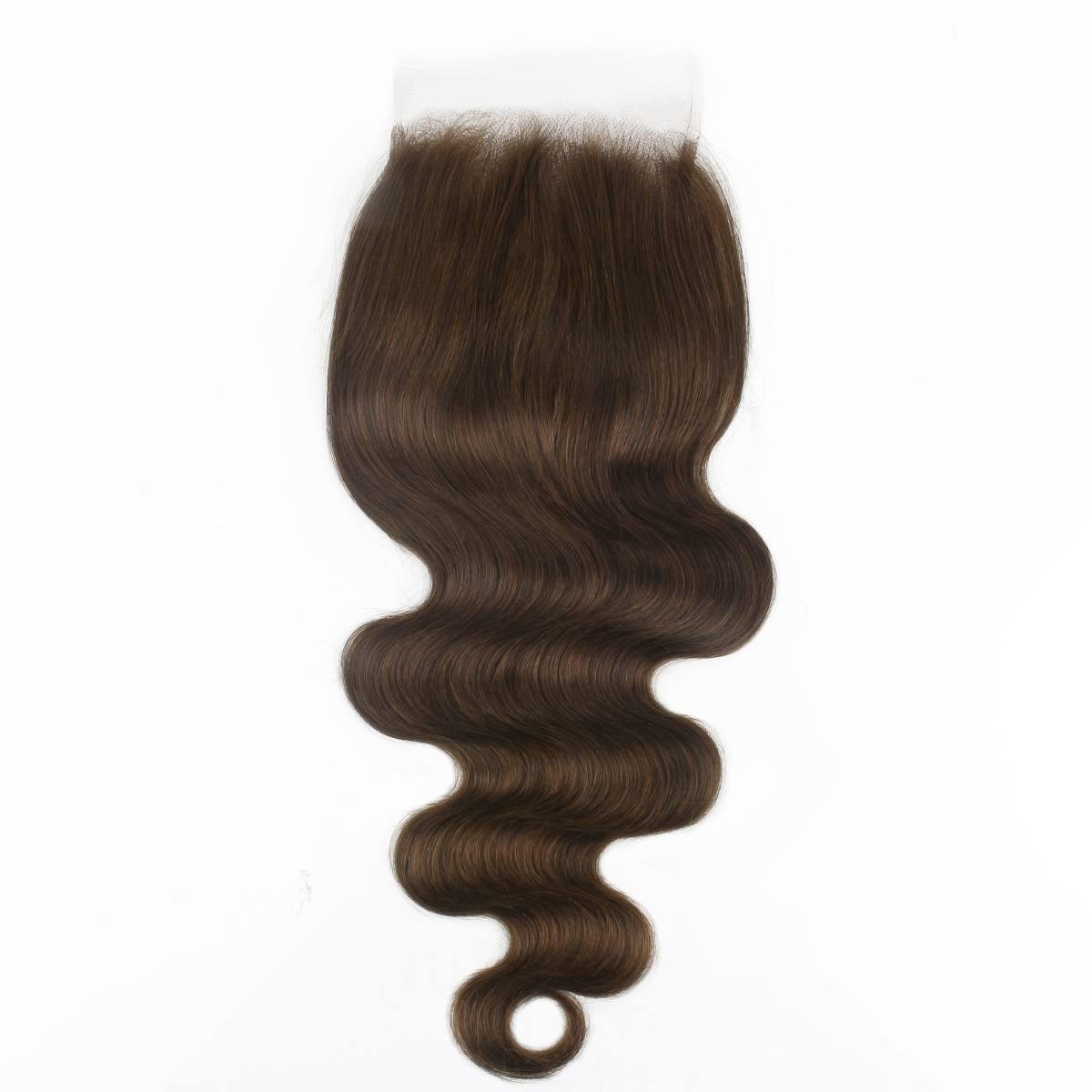 Medium Brown Body Wave 5x5 HD Lace Human Hair Closure - Private Label