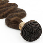 Medium Brown Body Wave 100% Human Hair Bundles - Private Label