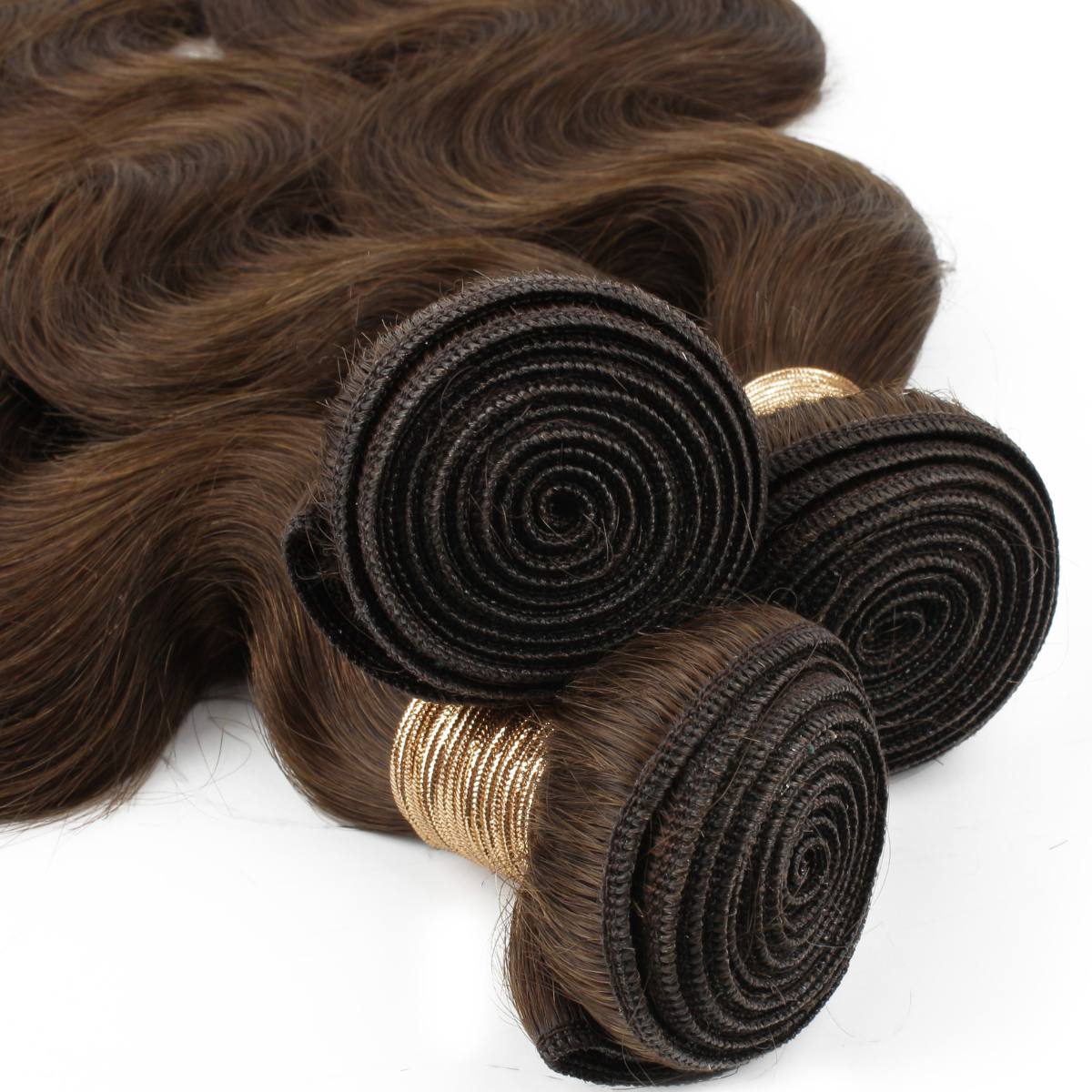 Medium Brown Body Wave 100% Human Hair Bundle Deal - Private Label