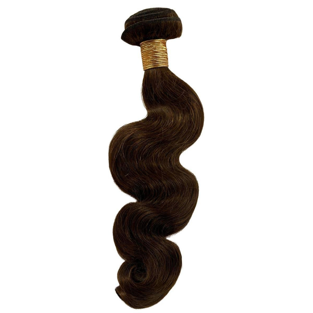 Medium Brown Body Wave 100% Human Hair Bundles - Private Label
