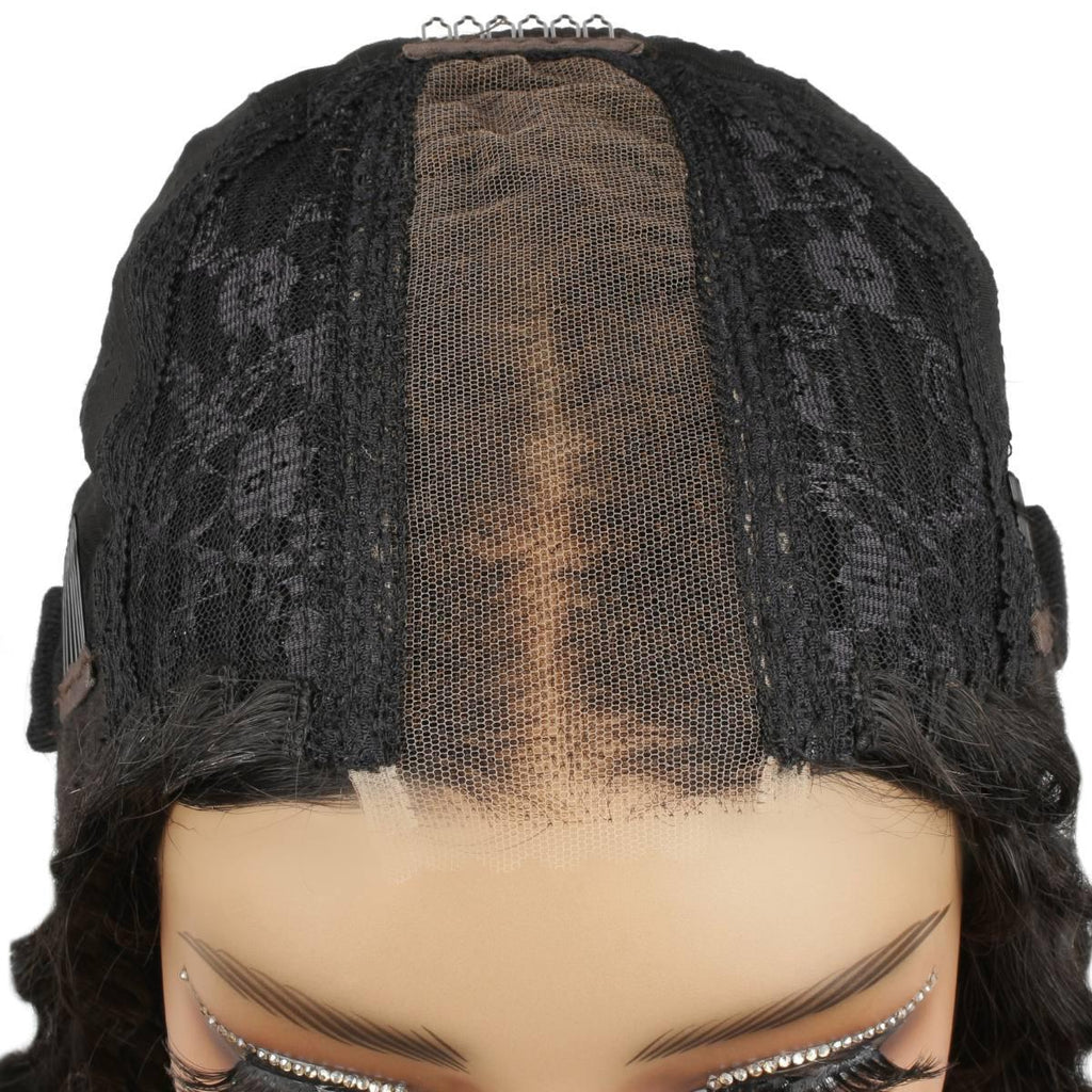 Messy Curl 2x6 HD Lace Closure 100% Human Hair Glueless Wig - Private Label