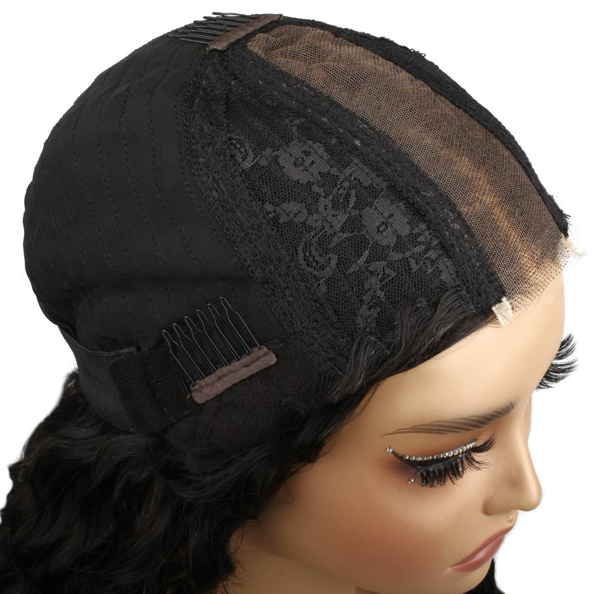 Messy Curl 2x6 HD Lace Closure 100% Human Hair Glueless Wig - Private Label