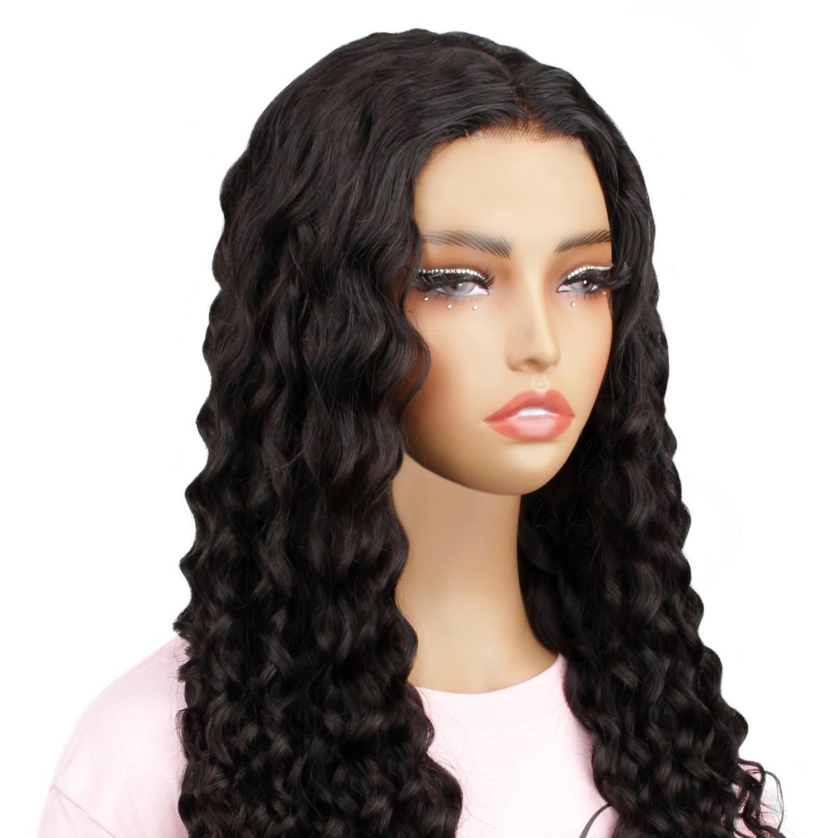 Messy Curl 2x6 HD Lace Closure 100% Human Hair Glueless Wig - Private Label