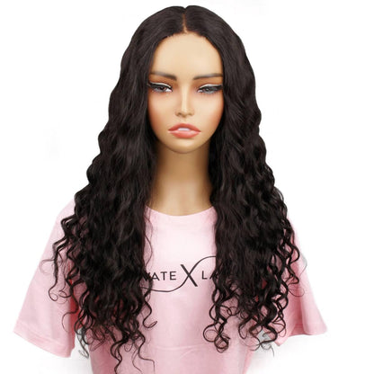 Natural Wave 2x6 HD Lace Closure 100% Human Hair Glueless Wig