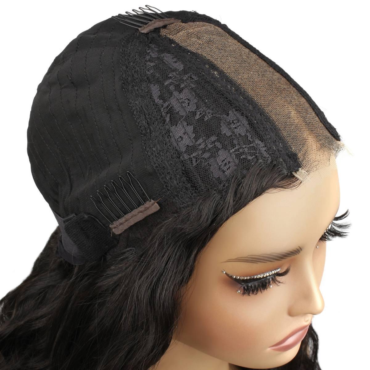 Natural Wave 2x6 HD Lace Closure 100% Human Hair Glueless Wig - Private Label