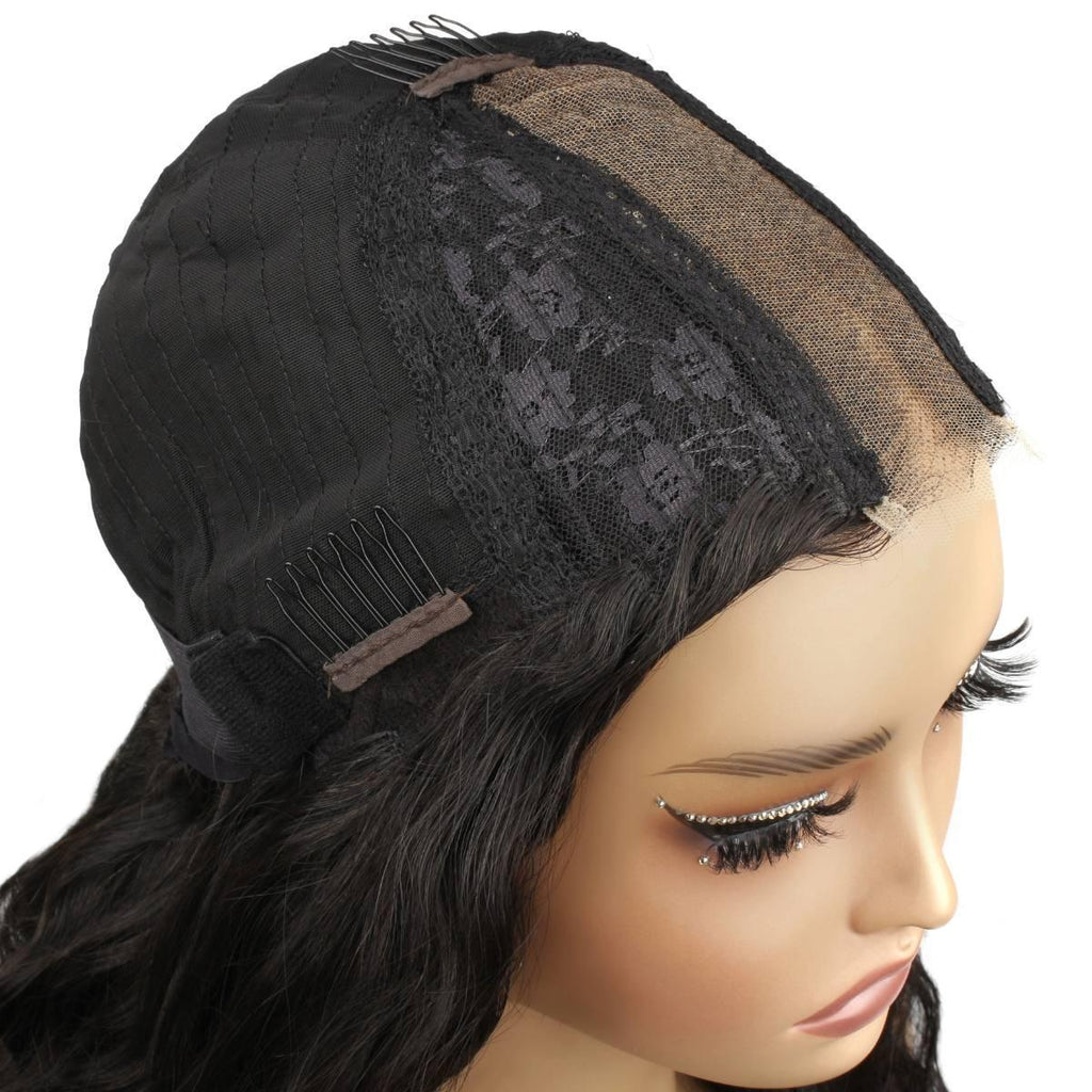 Natural Wave 2x6 HD Lace Closure 100% Human Hair Glueless Wig - Private Label