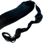 Jet Black 100% Human Hair Ponytail Extension - Private Label