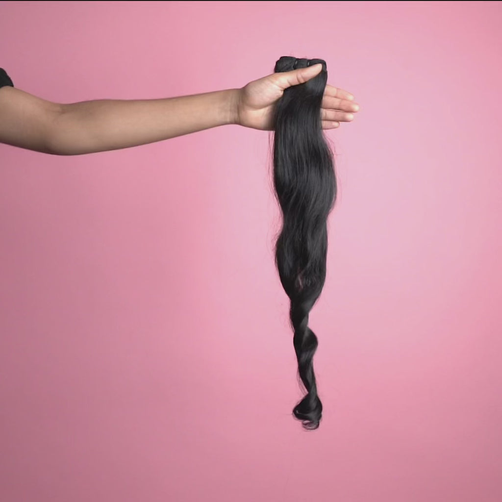 Raw Indian Wavy 100% Human Hair Bundles