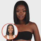 Straight Bob 13x4 Transparent Lace Front 100% Human Hair Wig