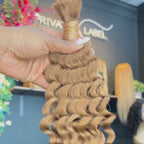 Honey Blonde Bulk Human Hair