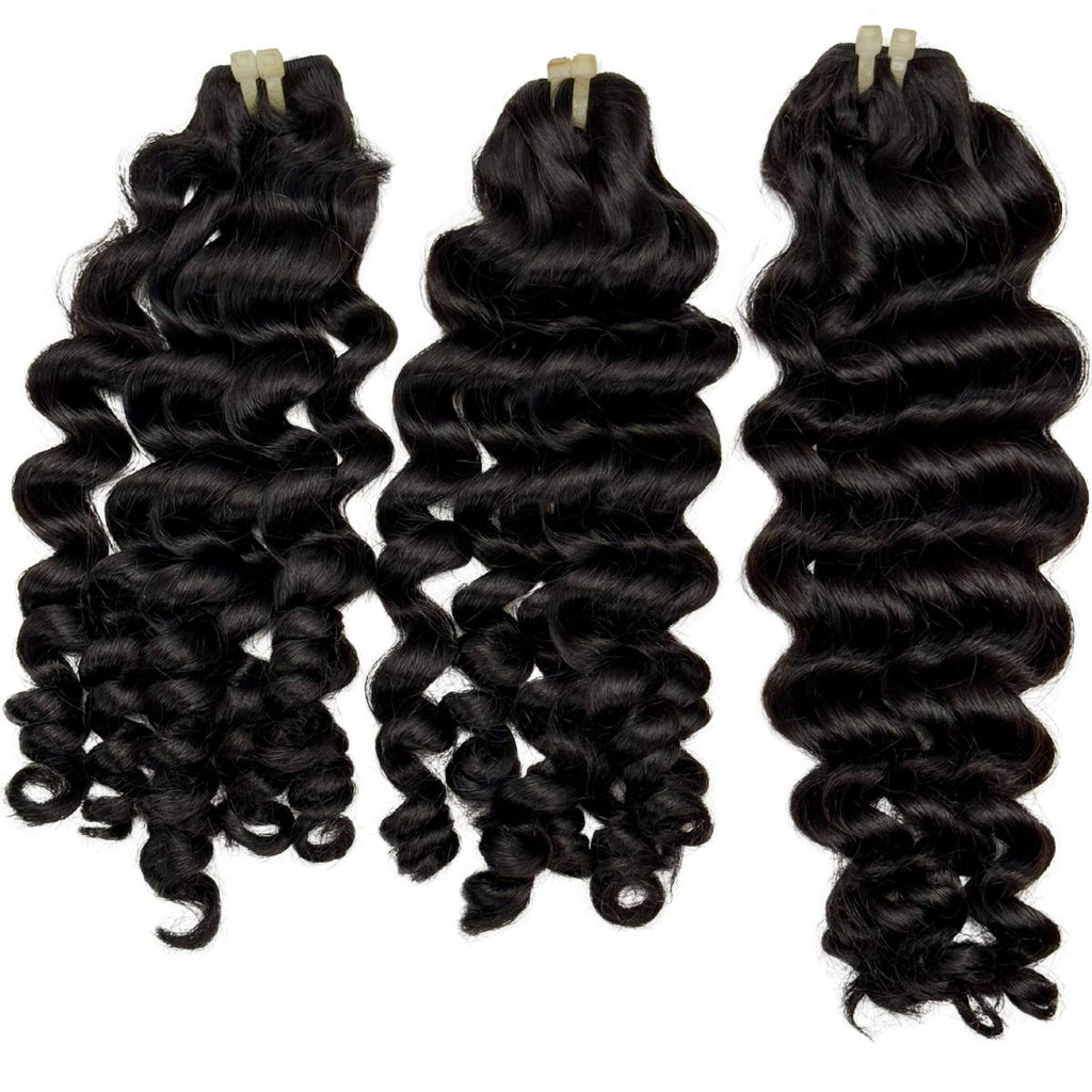 Raw Vietnamese Ripple Curly 100% Human Hair Bundle Deals - Private Label
