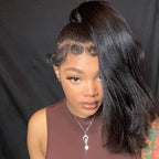 Natural Black 100% Human Hair Ponytail Extension - Private Label