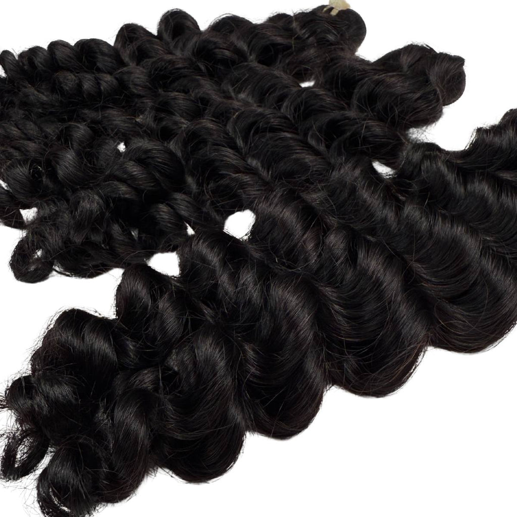 Raw Vietnamese Ripple Curly 100% Human Hair Bundle Deals - Private Label