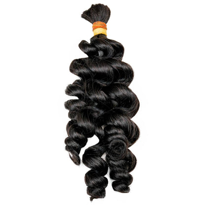 Raw Vietnamese Ripple Curly Bulk 100% Human Braiding Hair