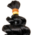 Raw Vietnamese Ripple Curly Bulk 100% Human Braiding Hair - Private Label