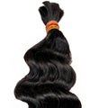 Raw Vietnamese Wavy Bulk 100% Human Braiding Hair - Private Label