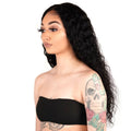 Deep Wave 13x4 Transparent Lace Front Human Hair 180% Wig SALE - Private Label