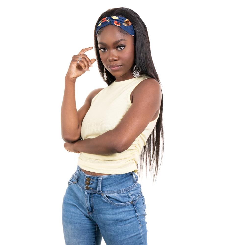 Straight Human Hair Headband Wig - Private Label