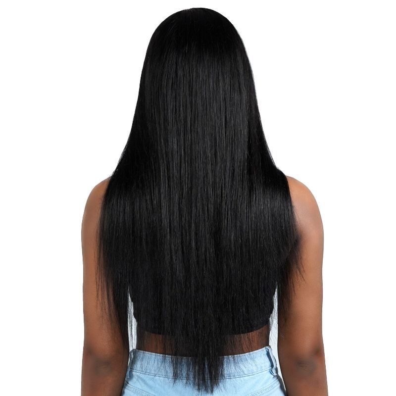 straight lace front back 