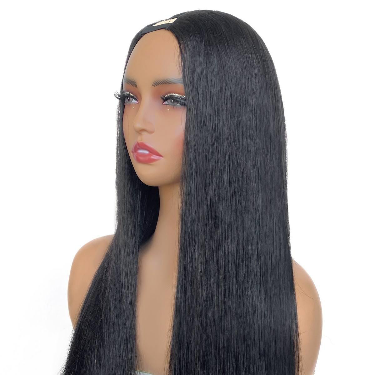 Straight V Part 100% Human Hair Wig - Private Label