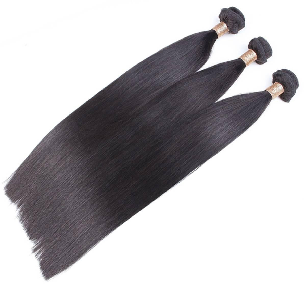 Brazilian Straight 100% Human Hair Bundle Deals - Private Label