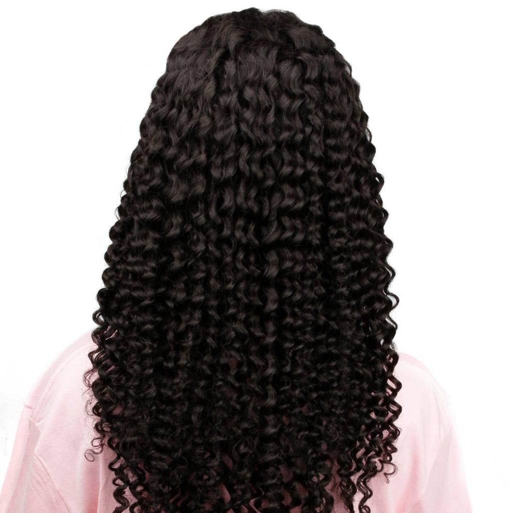 Tight Curl 2x6 HD Lace Closure 100% Human Hair Glueless Wig - Private Label