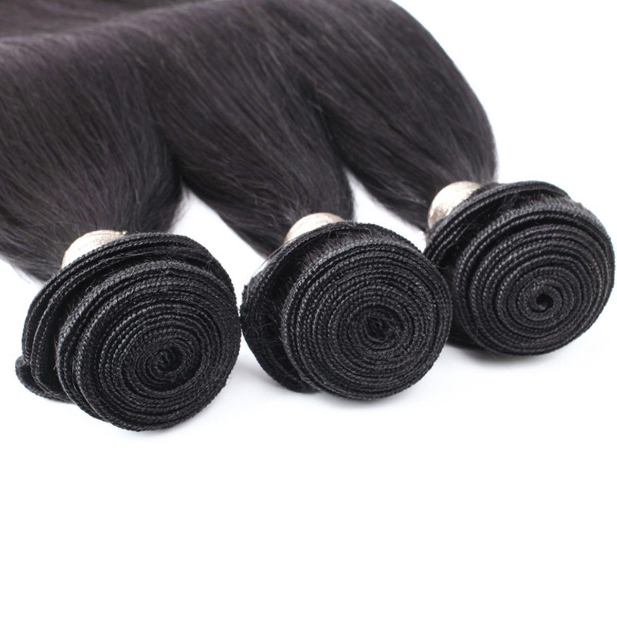 Brazilian Straight 100% Human Hair Bundle Deals - Private Label