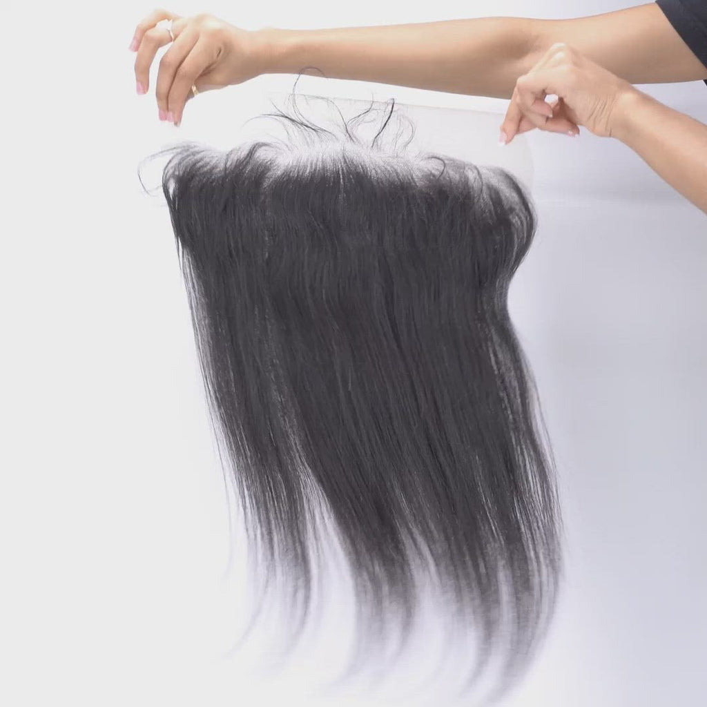 Malaysian Silky Straight Lace Frontal video