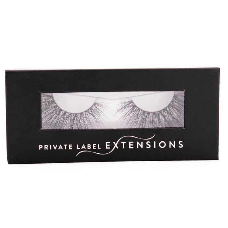 December 25 MM mink lashes in Private Label case