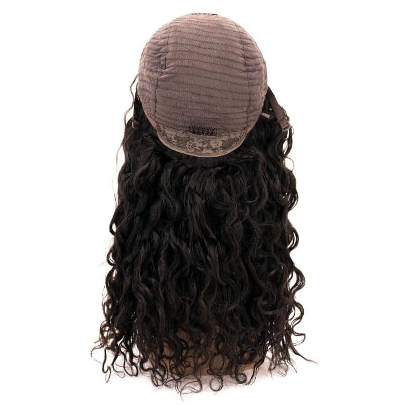 Beach Wave 4x4 Transparent Lace 100% Human Hair Closure Wig - Private Label