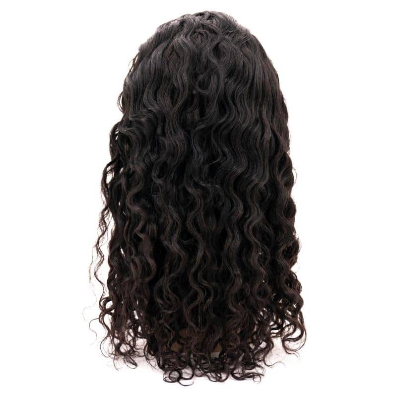 Beach Wave 4x4 Transparent Lace 100% Human Hair Closure Wig - Private Label