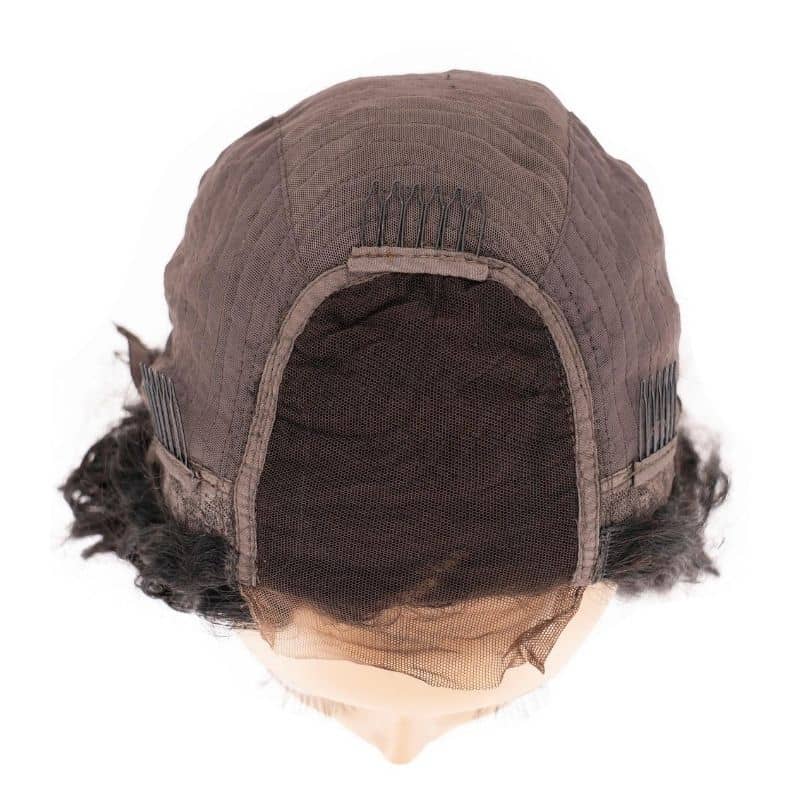 Beach Wave 4x4 Transparent Lace 100% Human Hair Closure Wig - Private Label