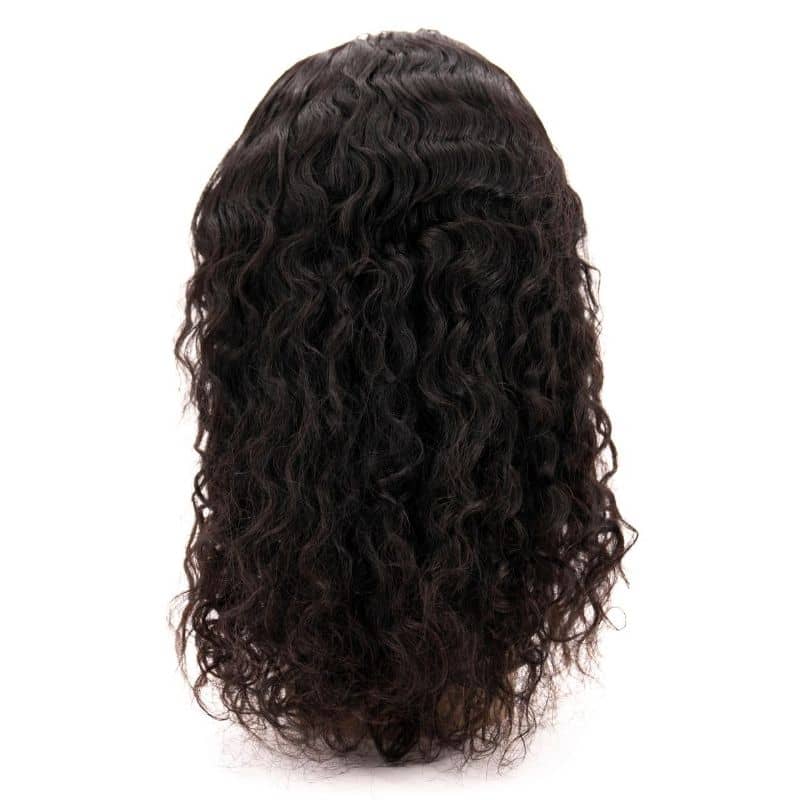 Messy Curl 4x4 Transparent Lace 100% Human Hair Closure Wig - Private Label