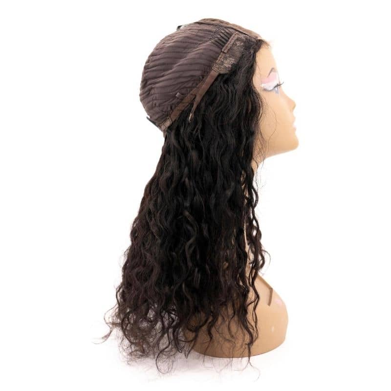 Messy Curl 4x4 Transparent Lace 100% Human Hair Closure Wig - Private Label