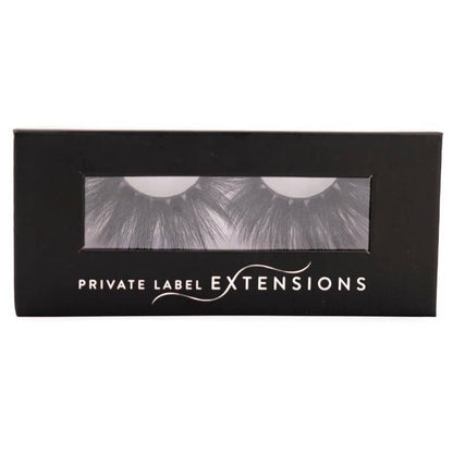 cary 5d mink lashes in private label case