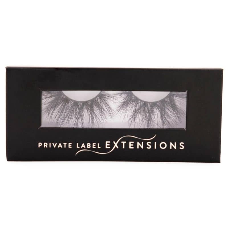 Flynn 5D mink lashes in private label case