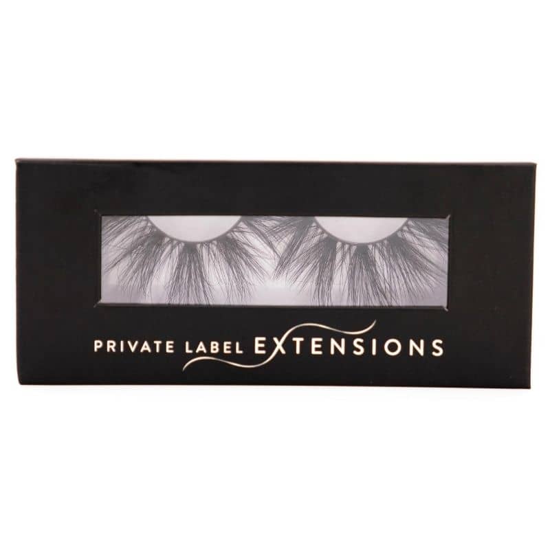 Micah 5D mink lashes in private label case