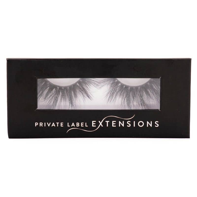 Jesse 5D mink lashes in private label case
