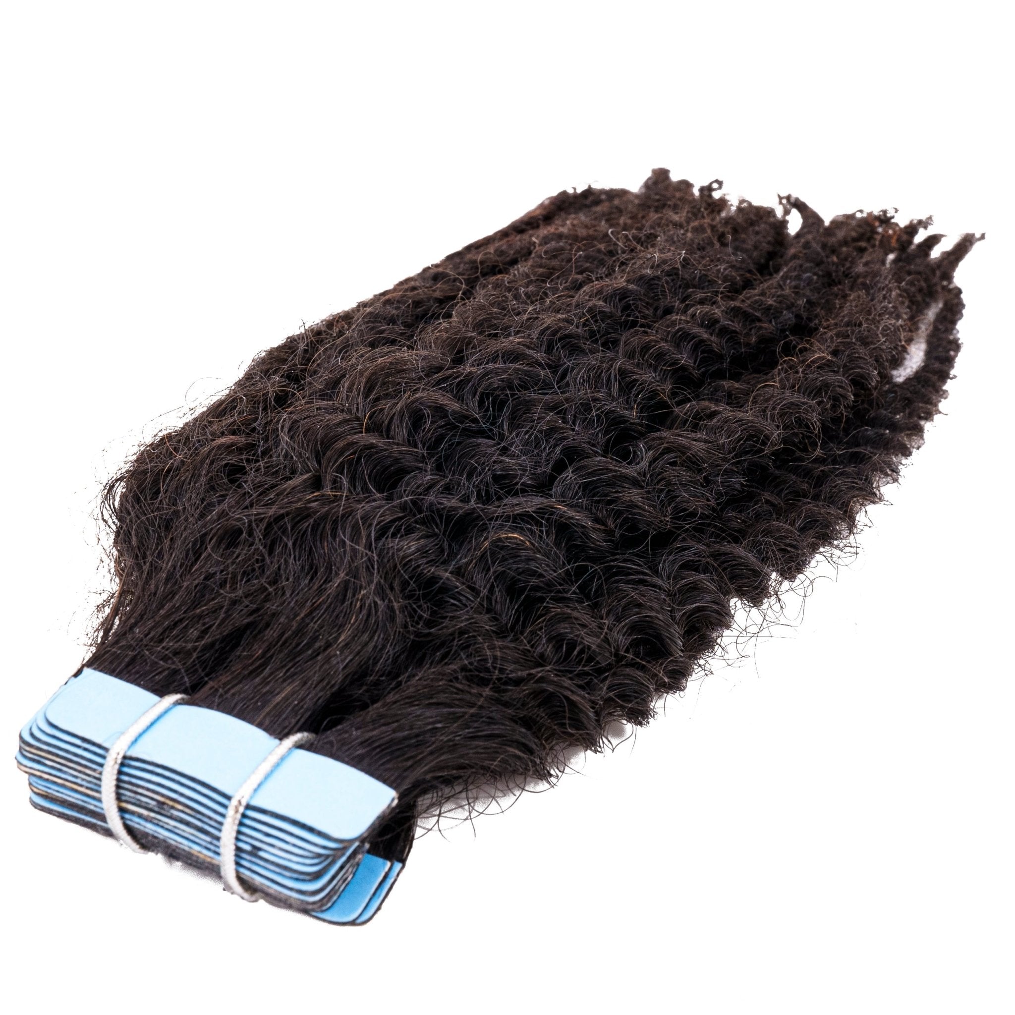 Afro Kinky Coily 100% Human Hair Tape In Extensions - Private Label